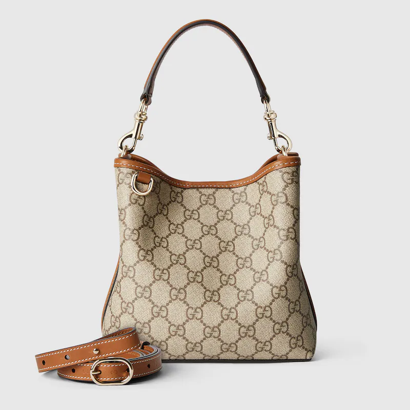 GG EMBLEM MINI BUCKET BAG